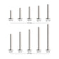 Titanium-Threadless High Polish Mirror Finish 4mm Dome Labret Base