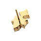 24Kt Gold PVD Titanium Threadless "Astra Cluster" Prong Set Gem Top