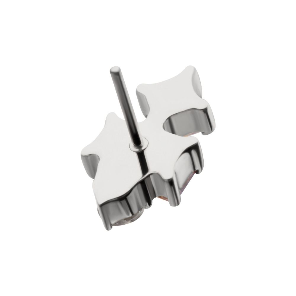 Titanium Threadless "Astra Cluster" Prong Set Gem Top