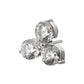 Titanium Threadless Trinity Prong Set Gem Top