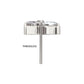 Titanium Threadless Trinity Prong Set Gem Top
