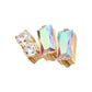 24Kt Gold PVD Titanium Threadless "Eclat Cluster" Prong Set Gem Top