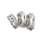 Platinum PVD Titanium Threadless "Eclat Cluster" Prong Set Gem Top