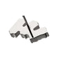 Platinum PVD Titanium Threadless "Eclat Cluster" Prong Set Gem Top