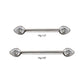 Titanium Bezel Set Teardrop Gem End Nipple Barbell (One Side Fixed, One Side Threadless) | Sold by piece