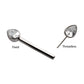 Titanium Bezel Set Teardrop Gem End Nipple Barbell (One Side Fixed, One Side Threadless) | Sold by piece