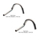 Titanium Threadless Nose Screw