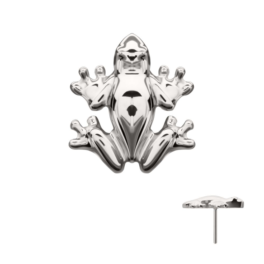 Titanium Threadless Frog Top