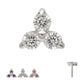 Titanium Threadless Refined Trinity Top