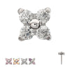 Titanium Threadless Low Profile Quadra Top
