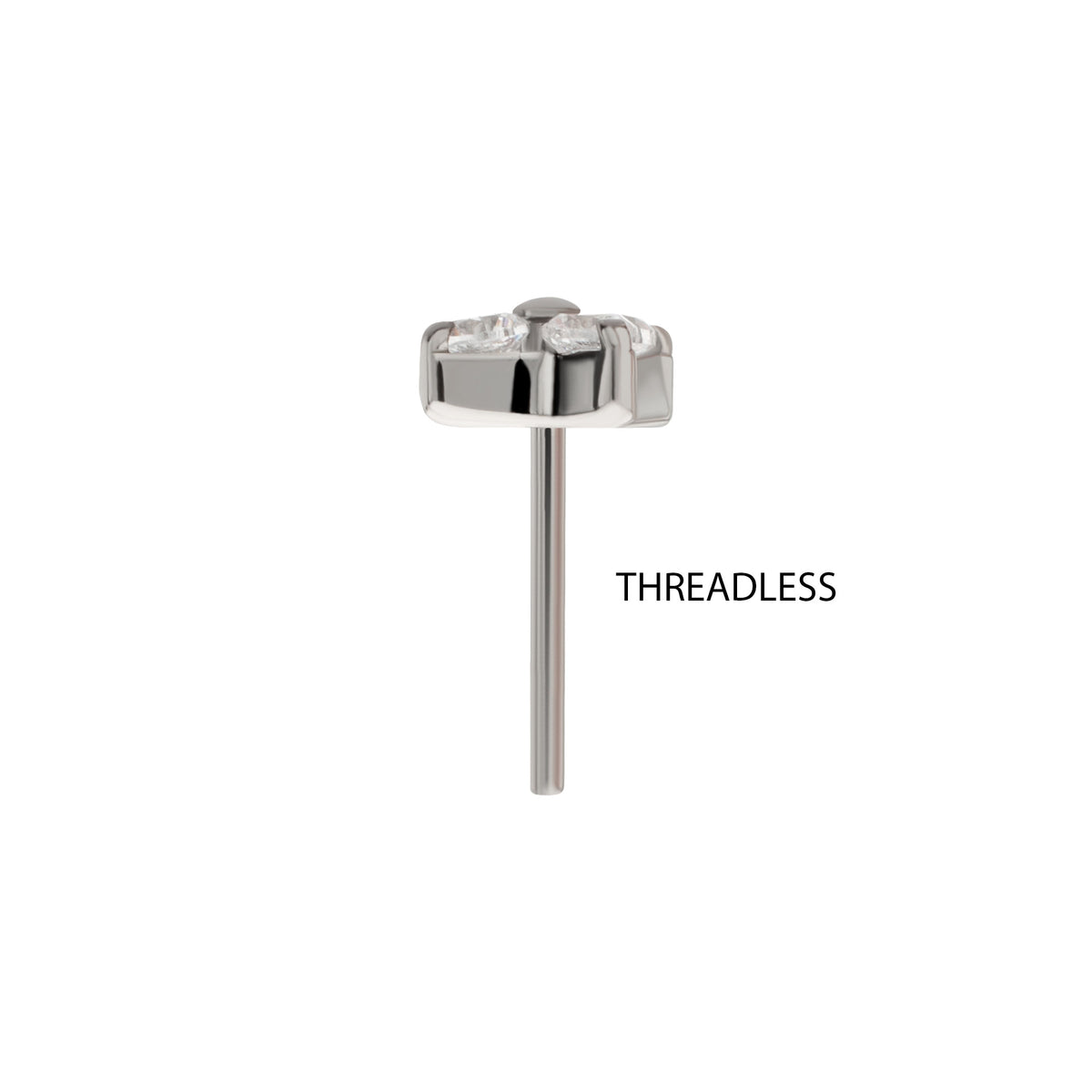 Titanium Threadless Low Profile Quadra Top