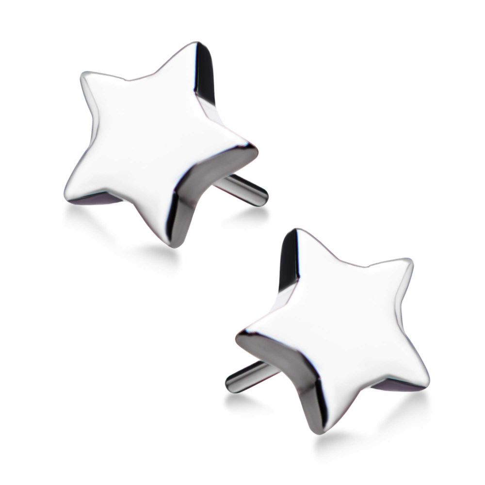 Titanium Threadless Star Top