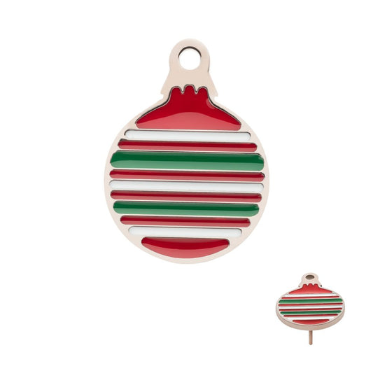 Titanium Threadless Christmas Ornament Top