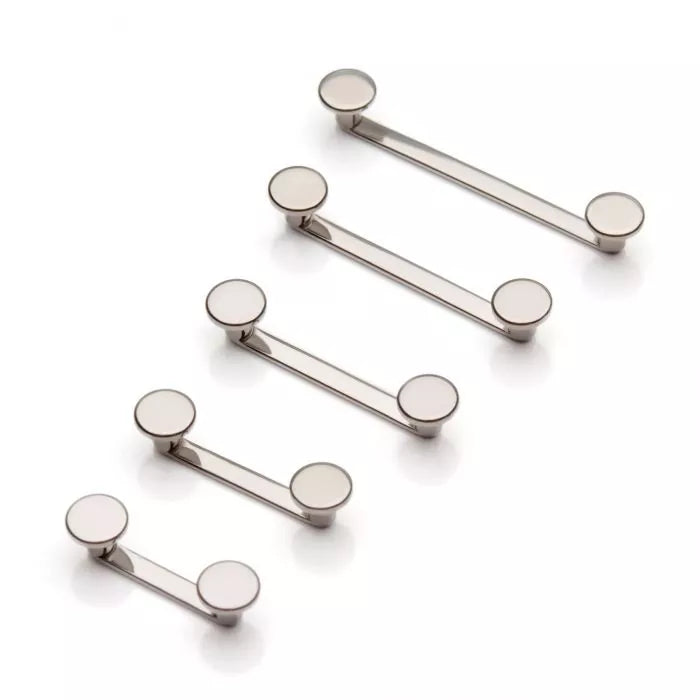 Titanium Internally Threaded with 4mm Flat Discs Surface Barbell