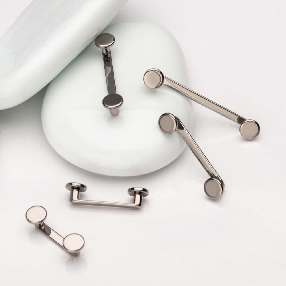 Titanium-Internally Threaded with 4mm Flat Discs Surface Barbell