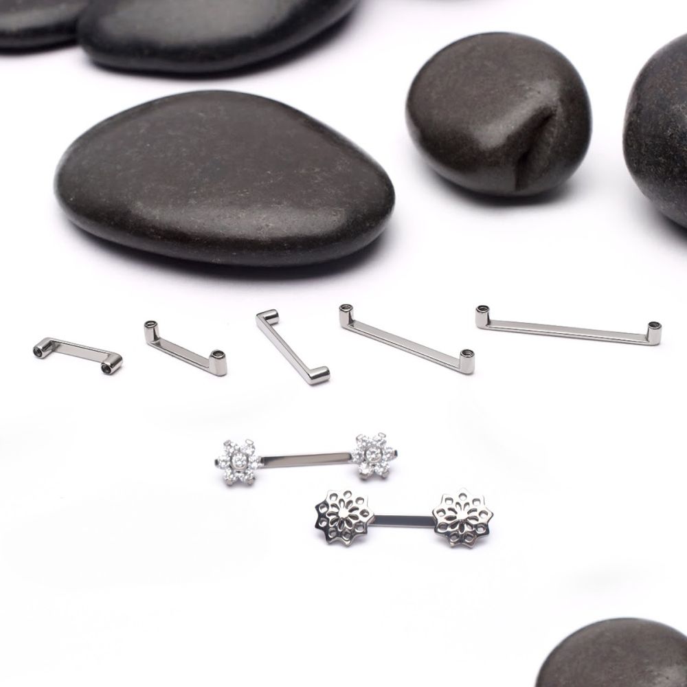 Titanium-Internally Threaded Surface Bar