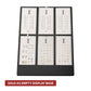 Matte Black Finish Wood Modular Empty Display Base
