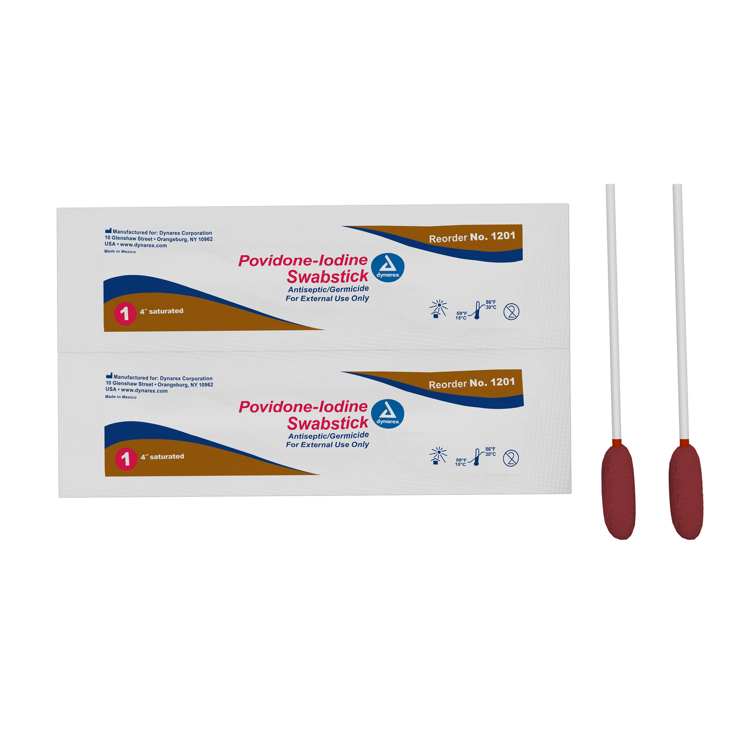 Providone Iodine single use prep swabs