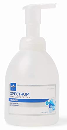 Medline Spectrum Hand Sanitizer Foam, 18oz
