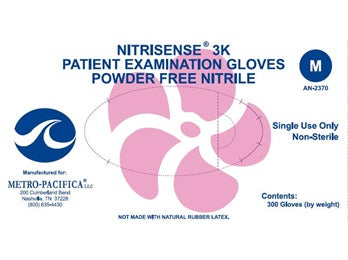 Nitrisense® 3K Nitrile Gloves- ON SALE