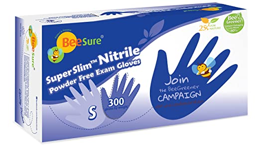 BeeSure SuperSlim Nitrile Exam Gloves