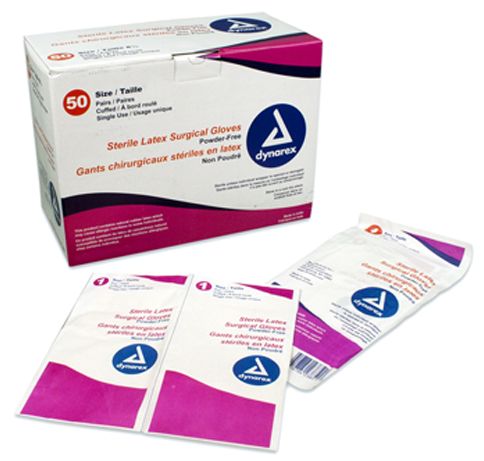 Latex Sterile Surgical Gloves PF 50/box
