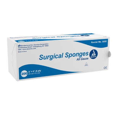 2 x 2 Gauze Sponges Non-Sterile Pack of 200