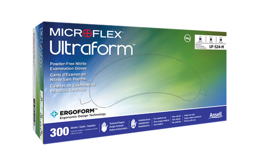 Microflex Ultraform Nitrile Gloves- 300/box