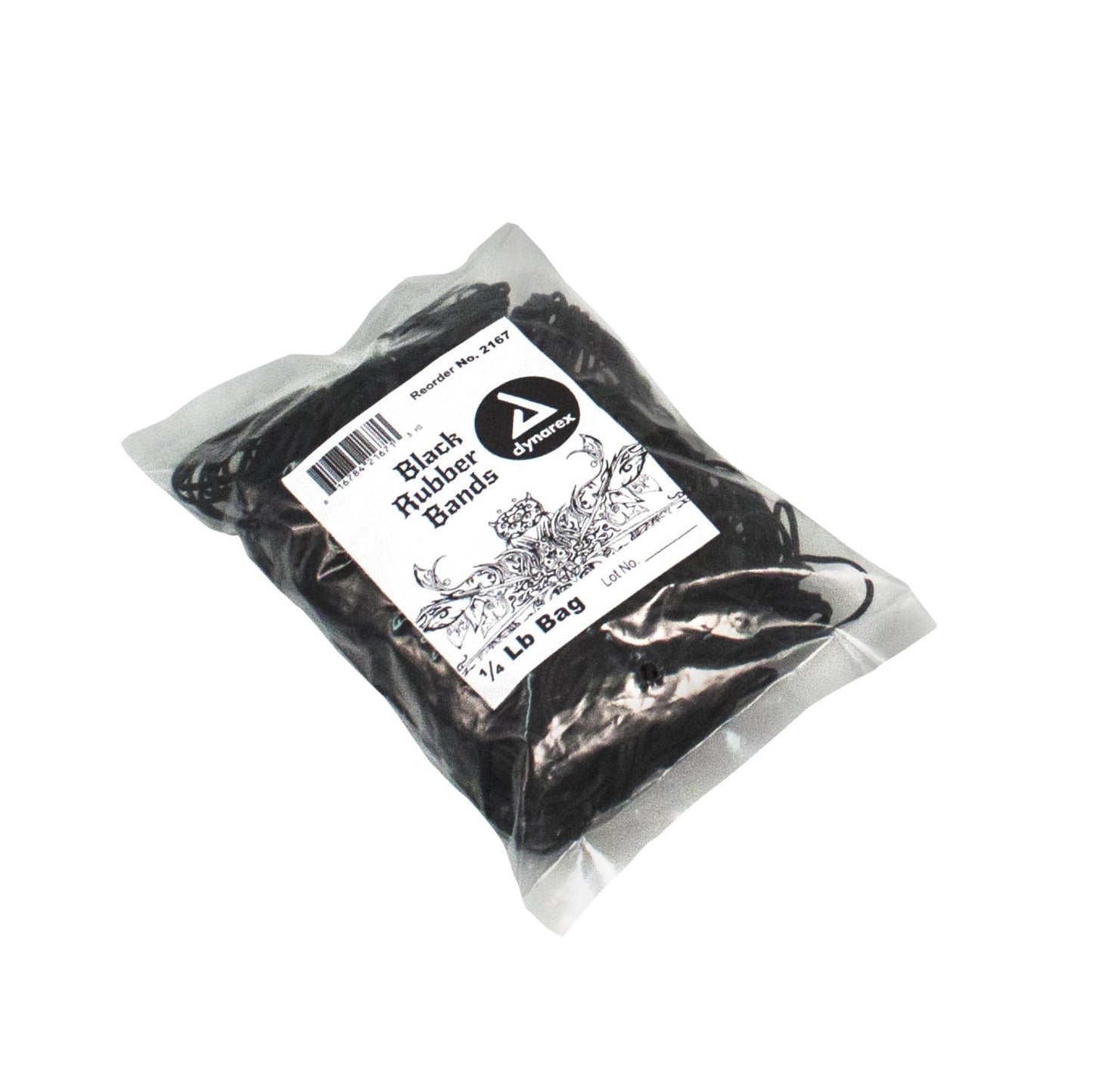 Black Rubber Bands 0.25 lb. bag